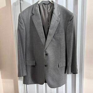 Jos. A. Bank Signature Collection 46R grey sport coat blazer jacket